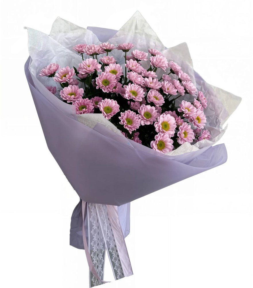 Букет цветов Аромат нежности Букет цветов из: Хризантемы